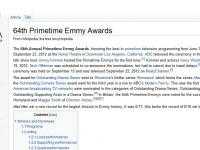 艾美獎(jiǎng)歷年獲獎(jiǎng)名單