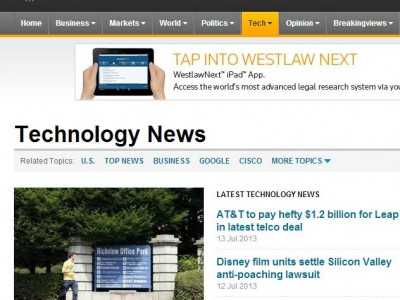 著名英語(yǔ)新聞門戶科技版