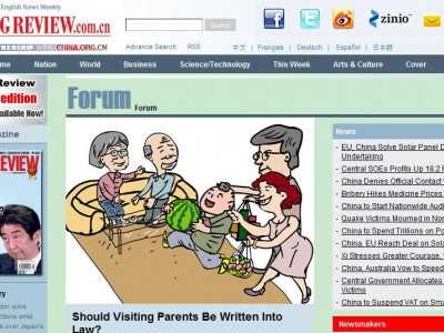 國內(nèi)英語媒體評論類精選