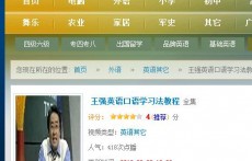 王強(qiáng)口語(yǔ)學(xué)習(xí)法（視頻版）