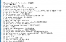 教師英語(yǔ)口語(yǔ)